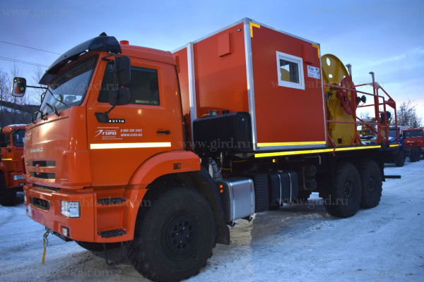 Кабелеукладчик на шасси КамАЗ 43118 1