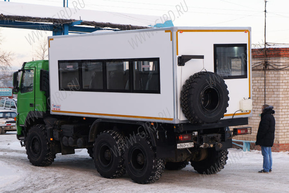 Автобус вахтовый Volvo FM 13 (22 места) 6х6 4