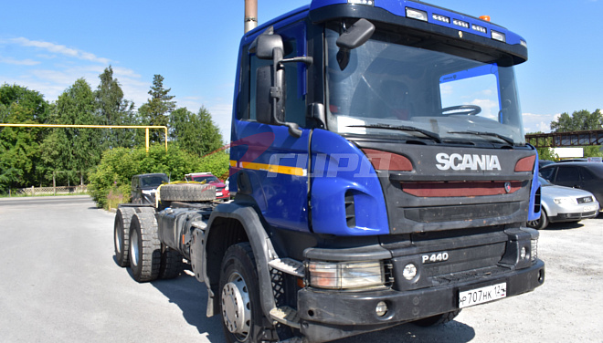 Вахтовый автобус с отсеком для багажа SCANIA до реновации
