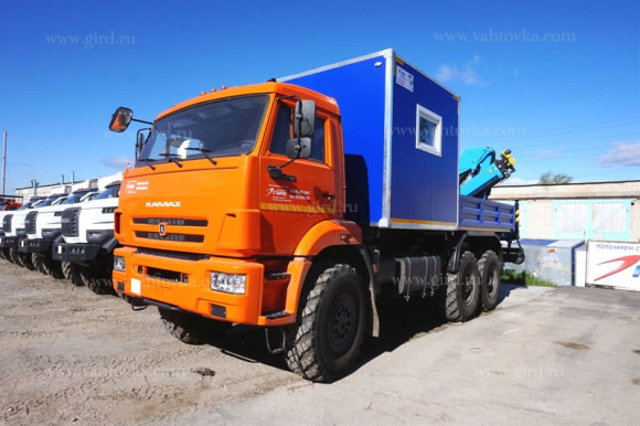 ГПА на шасси КамАЗ 43118 с КМУ ИМ-95 2