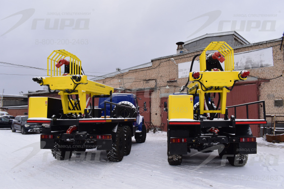 Агрегат заглубления анкеров АЗА-3М на шасси УРАЛ NEXT 4