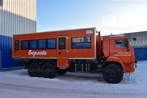 Вахтовый автобус БЕРЛОГА 32 места на шасси Камаз 43118 3