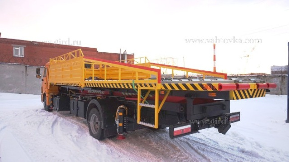 АПК-10 на шасси КамАЗ 4308 с удлиненной платформой