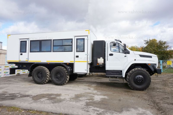 Вахтовый автобус Урал Next (метан), 16 мест, с багажным отсеком 2