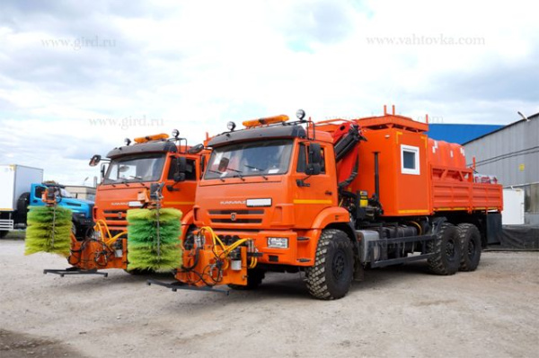 Ремонтно-коммунальный комплекс на шасси КамАЗ с КМУ РК 7.001 Ремонтно-коммунальный комплекс на шасси КамАЗ с КМУ РК 7.001