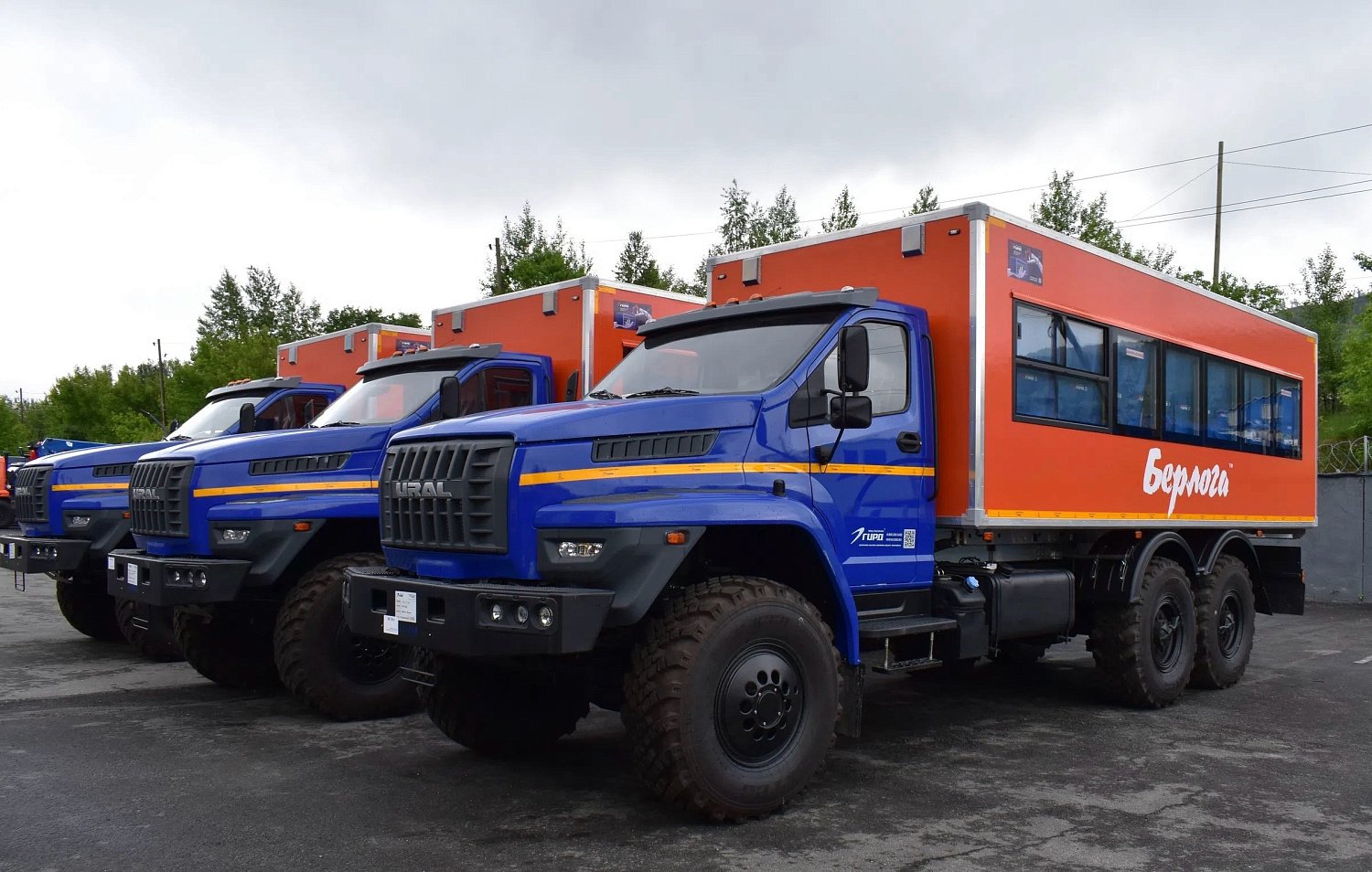 6 вахтовых автобусов БЕРЛОГА было отгружено для эксплуатации в Курской области 