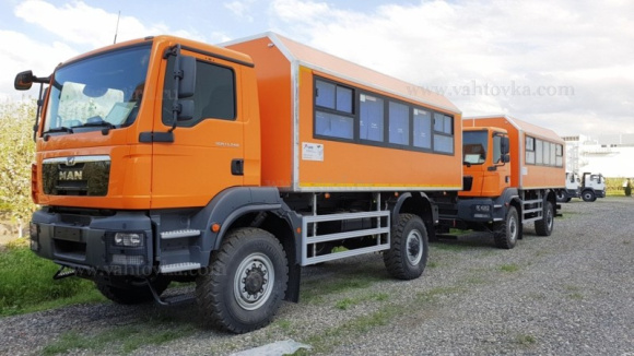 Вахтовый автобус на шасси MAN, 20 мест 2