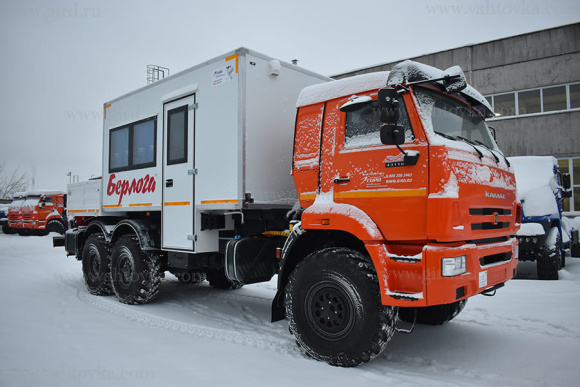 Вахтовый автобус КамАЗ 43118, 14 мест, с КМУ РК 4200 8