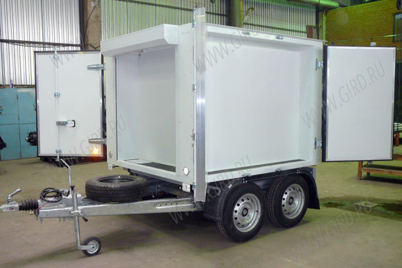 Изотермические фургоны на автомобильных прицепах Knott 2