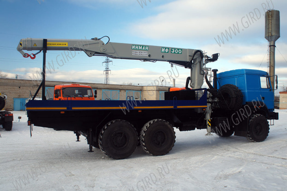 АТЭ-6 Урал 4320-4971-82МА12 с КМУ ИФ-300 2