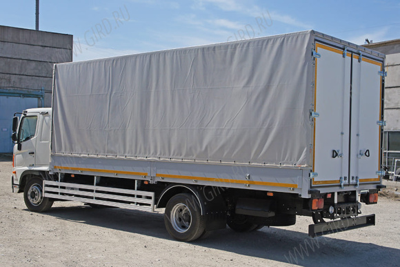 Hino 500 тент распашные двери 3