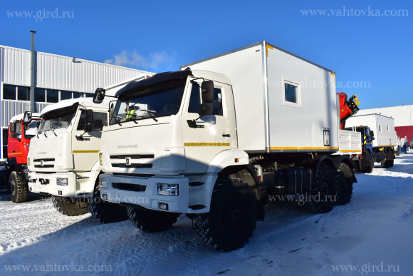 ПАРМ с с КМУ ИНМАН ИМ 95 на шасси Камаз 43118 2