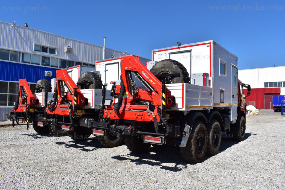 ПАРМ с КМУ ИНМАН  ИМ-55 на шасси Камаз 43118 6