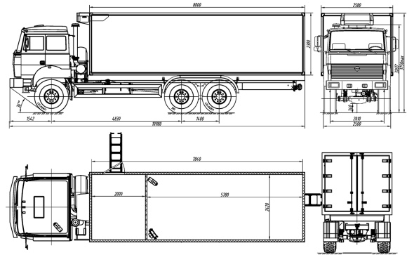 Урал 4320-4972-80М изотермический фургон 3