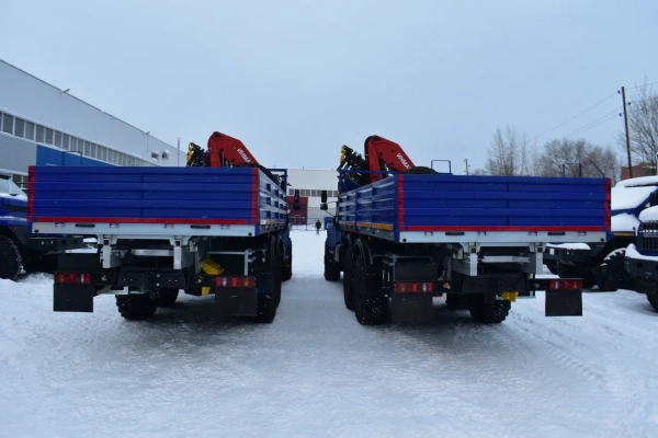 Бортовой автомобиль с КМУ ИМ 240 N на шасси Урал NEXT 4320- 6958