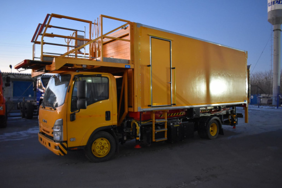 Подъемно-транспортная машина (Автолифт) ISUZU NQR 90 L-M
