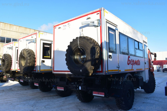 Вахтовый автобус БЕРЛОГА 22 места на шасси Камаз 43502 3