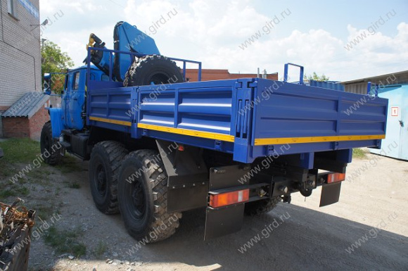 Урал 4320-1912-60 со сдвоенной кабиной и КМУ ИМ-150 4