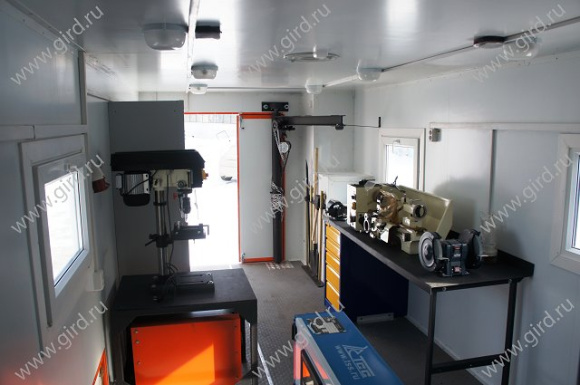 ПАРМ с токарным станком на шасси КамАЗ 43118 6