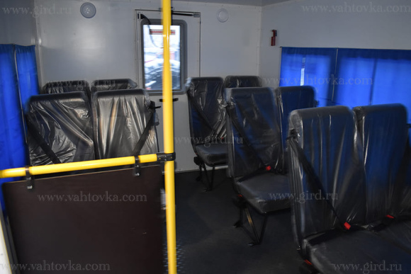 Вахтовый автобус КамАЗ 43118, 14 мест, с КМУ РК 4200 4