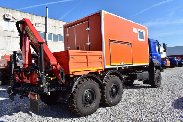 Маслостанция Урал 4320 с КМУ РК 11.001 3