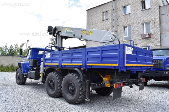 Бортовой автомобиль Урал 4320 с КМУ ИФ-300 4