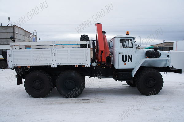 Эвакуатор Урал 4320 с КМУ Palfinger 15500