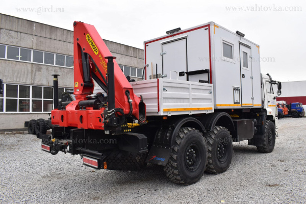 Маслостанция Камаз 43118-23027-50 с КМУ РК 12000 Маслостанция Камаз 43118-23027-50 с КМУ РК 12000