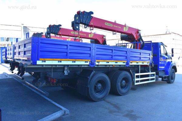 Бортовой автомобиль Урал 73945-6921-01М36 с кму ИТ-150 3