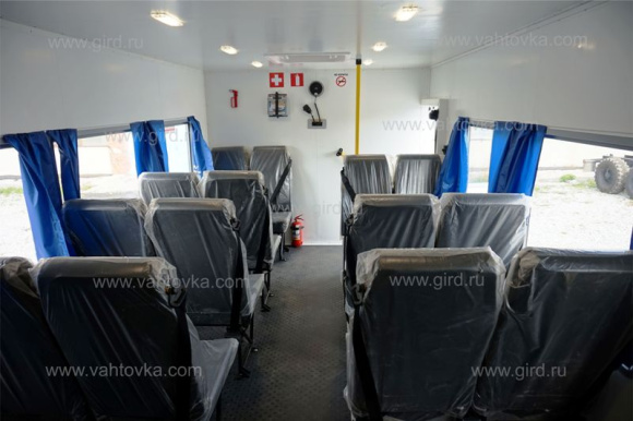 Вахтовый автобус Урал 4320-1912-60, 16 мест с грузовым отсеком 7