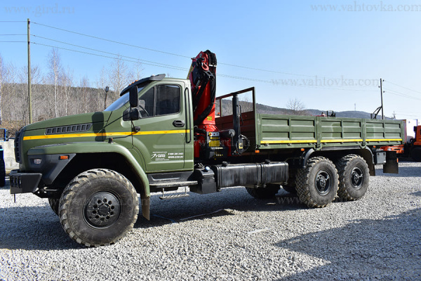 Бортовой автомобиль Урал 4320 с КМУ ИМ-300 1