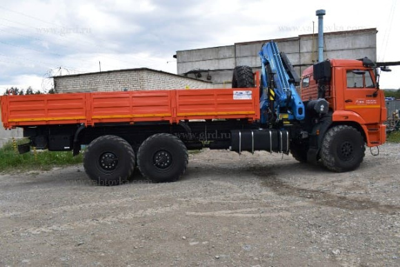 Бортовой автомобиль КамАЗ 43118 с КМУ ИМ-180А 3