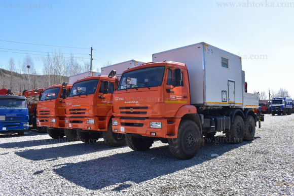 ПАРМ с КМУ ИНМАН  ИМ-55 на шасси Камаз 43118 2