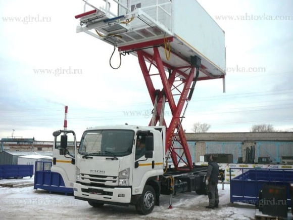 Автолифт на шасси ISUZU FSR34N 2