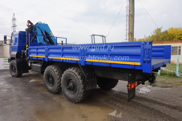 Бортовой автомобиль Урал 4320-4972-82М с КМУ ИМ-180 3