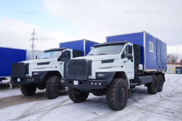 ГПА на шасси Урал Next (метан) с тентованной бортовой платформой 2