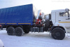 КамАЗ 43118 с КМУ ИМ-150N, тентованный 2