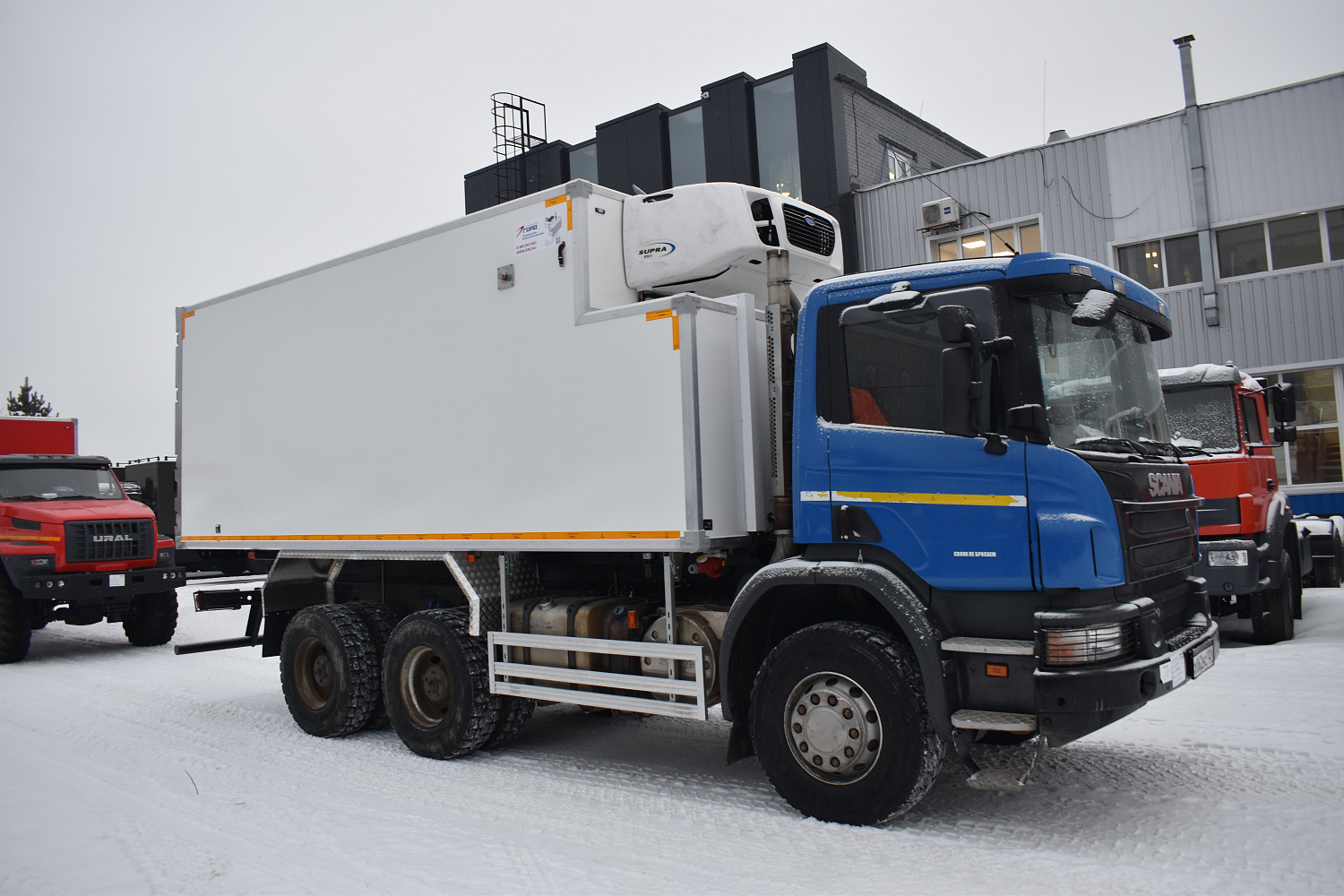 Переоборудование самосвала на шасси SCANIA в изотермический фургон