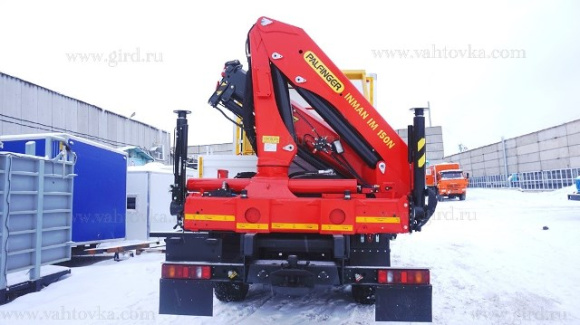 Маслостанция Урал 4320-4972-85 с КМУ ИМ-150N 3