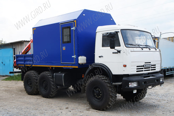 АРОК КАМАЗ 43114-1014-15 с КМУ Palfinger 6500 2