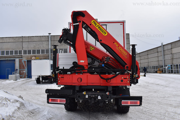 Маслораздаточная станция КамАЗ 43118-3027-50 с КМУ РК 10000 4