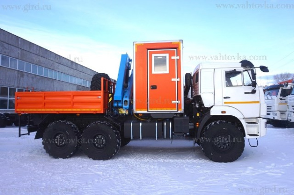 Эвакуатор КамАЗ 43118 с КМУ ИМ-95