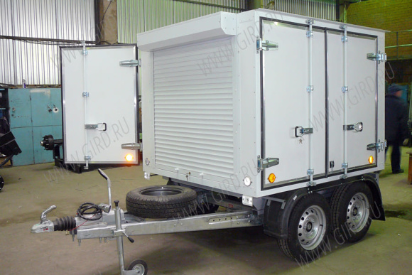 Изотермические фургоны на автомобильных прицепах Knott 3