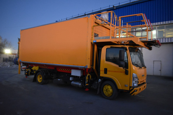 Подъемно-транспортная машина (Автолифт) ISUZU NQR 90 L-M