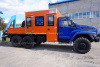 Вахтовый автобус Урал Next с грузовой платформой и КМУ ИМ-50 2