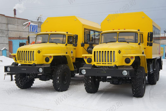 Автобус Вахтовый Урал 4320-1112-61 с бортовой платформой (14 мест) 2