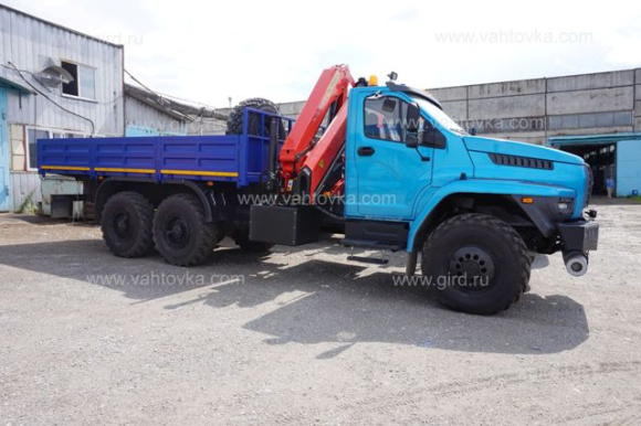Бортовой автомобиль на шасси Урал Next с КМУ РК 17.001sld 2