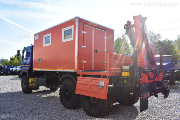 Маслостанция Урал 4320 с КМУ РК 11.001