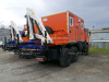 АРОК КамАЗ 43118-46 с грузовой платформой и КМУ ИМ-50 4
