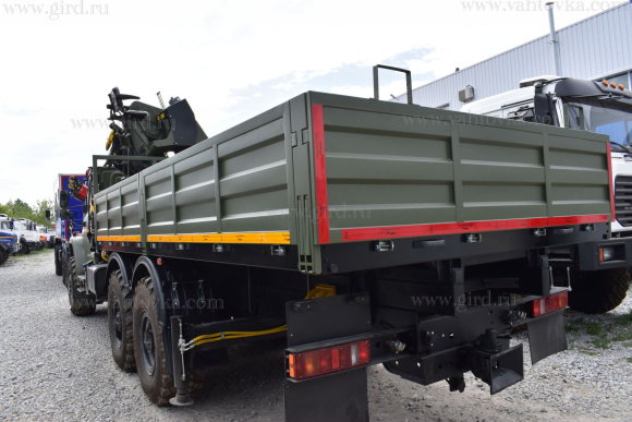 Бортовой Урал 4320-6952-74Е5А32Б27М37 с КМУ ИМ-320